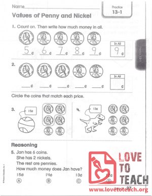 Values of Penny and Nickel