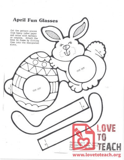 April Fun Glasses