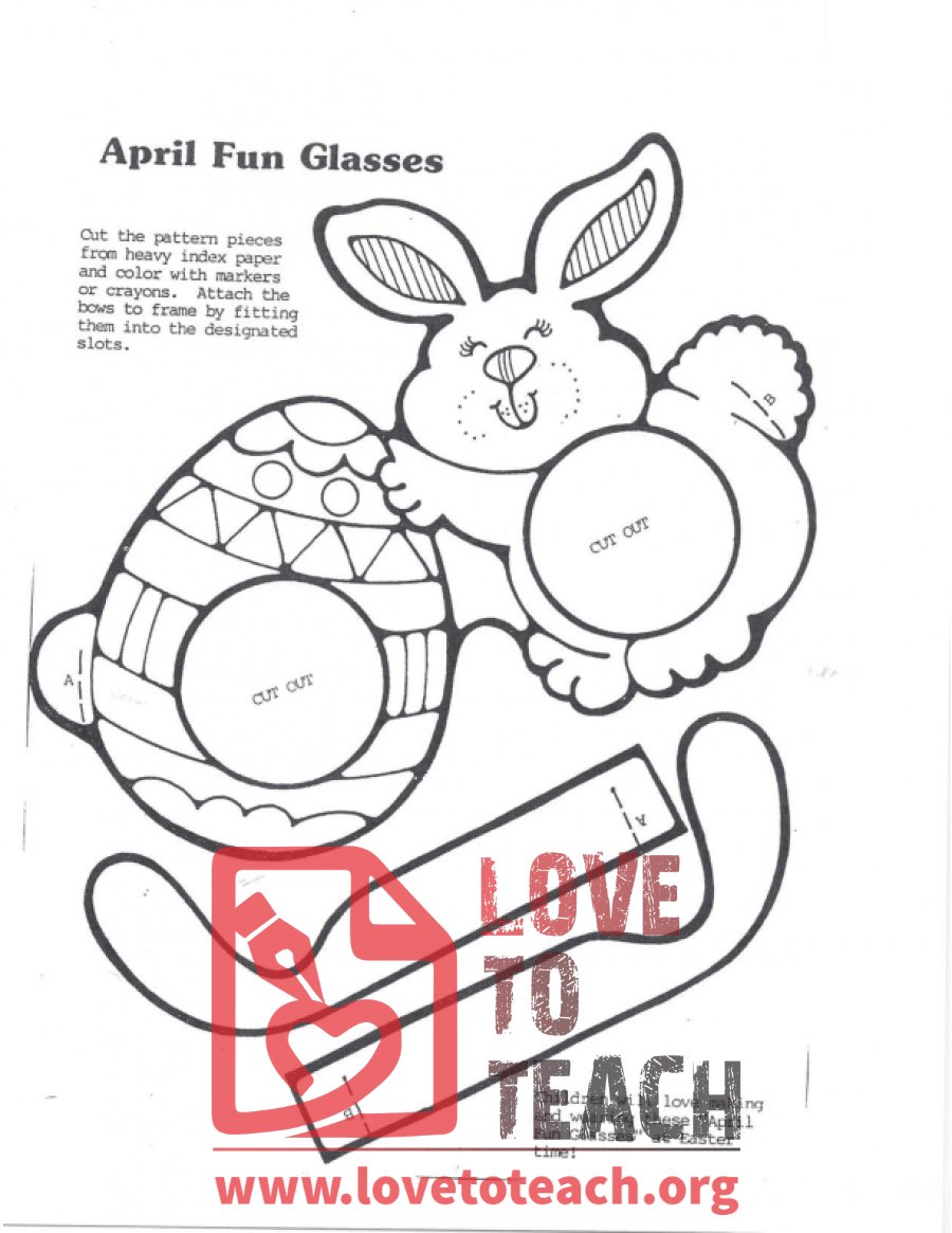April Fun Glasses