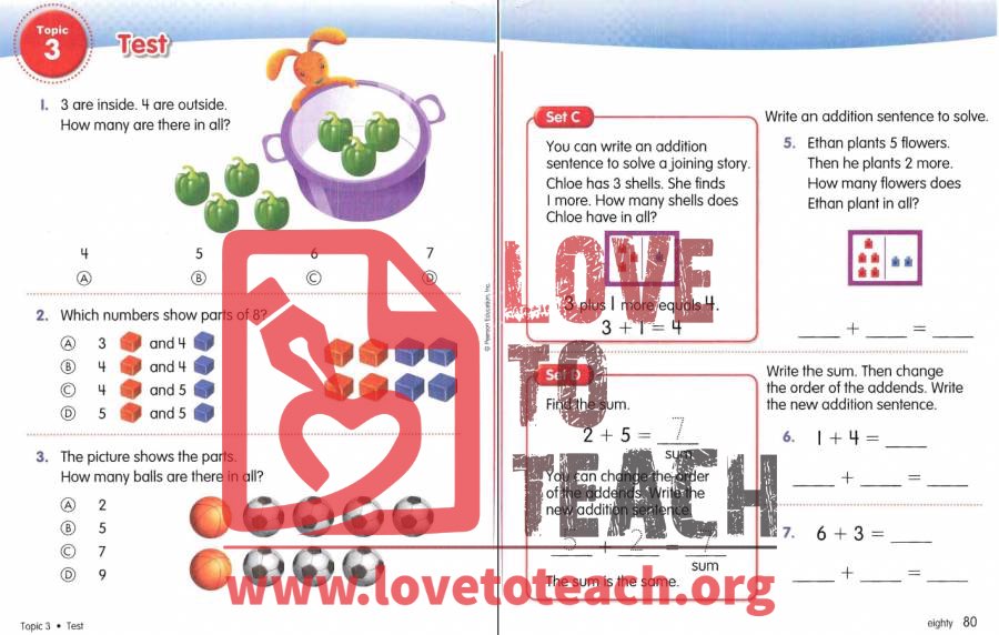 Beginning Addition Test