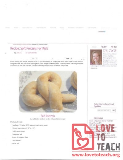 Soft Pretzels For Kids