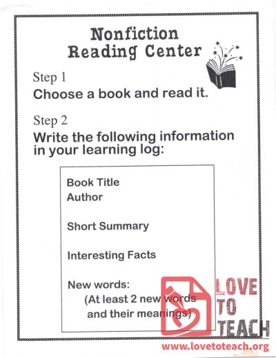 Nonfiction Reading Center