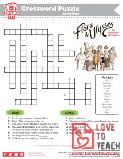 Flora and Ulysses Crossword