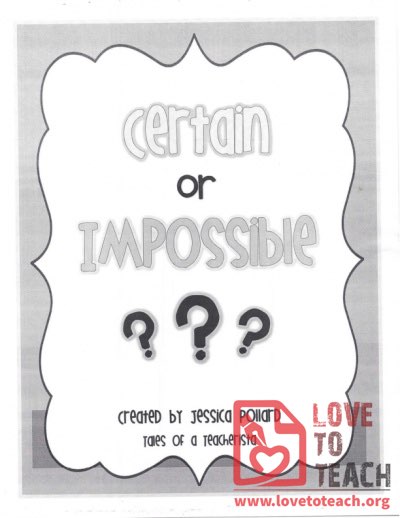 Certain or Impossible?