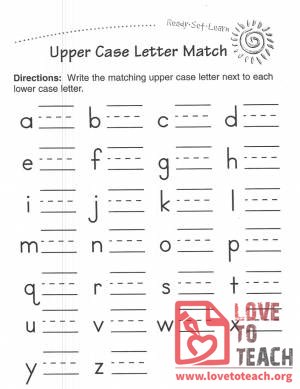 Upper Case Letter Match