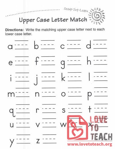 Upper Case Letter Match