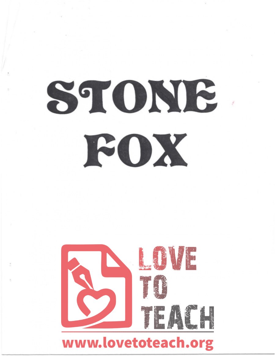 Stone Fox Chapter Guide