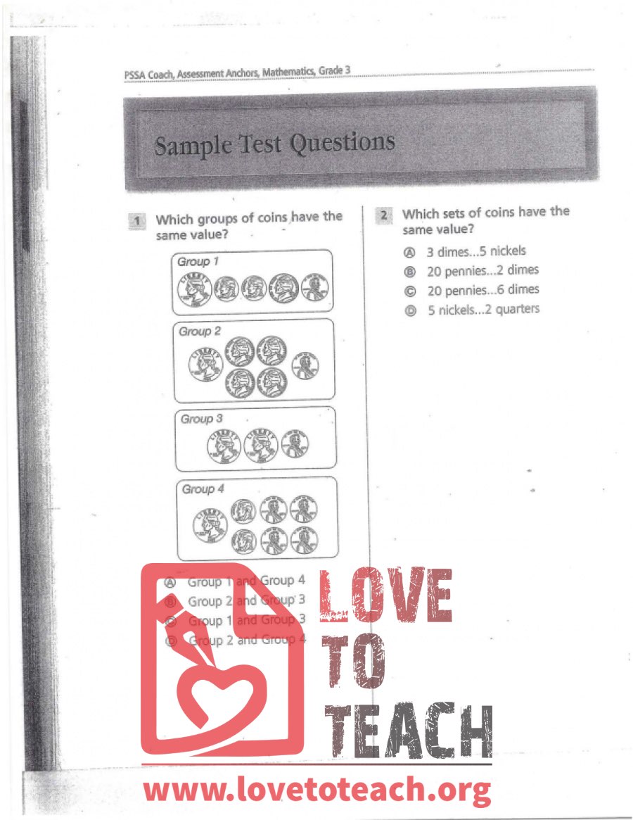 Money Sample Test