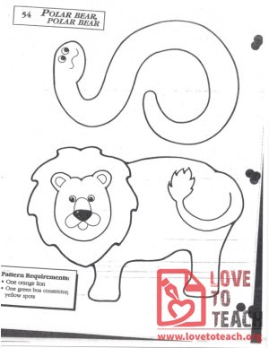 Polar Bear, Polar Bear: Coloring Activity