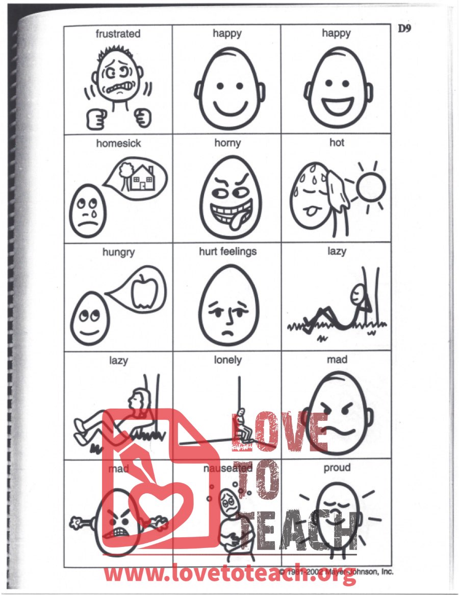 Feelings - Worksheet