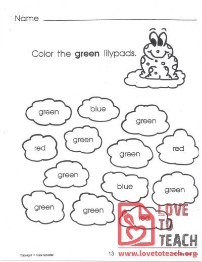 My Color Book - Green
