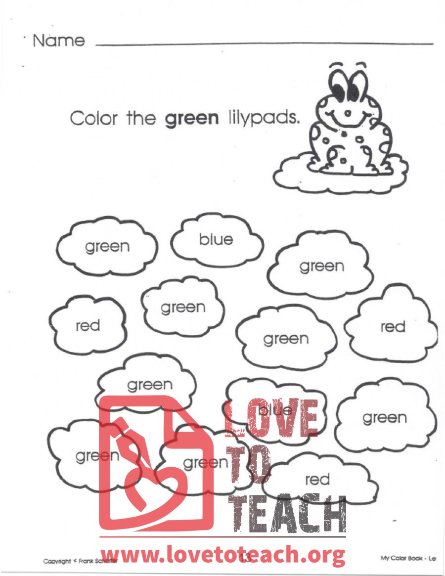 My Color Book - Green