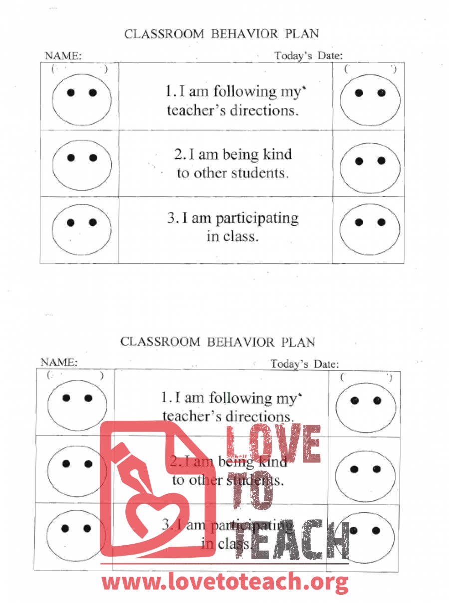 Individual Behavior Plan