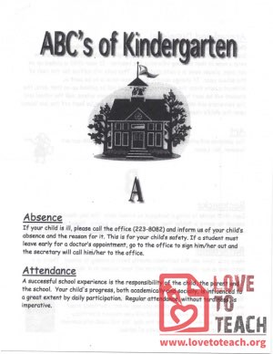 ABCs of Kindergarten