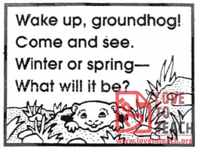 Groundhog Day Poem