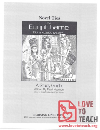 The Egypt Game - A Study Guide