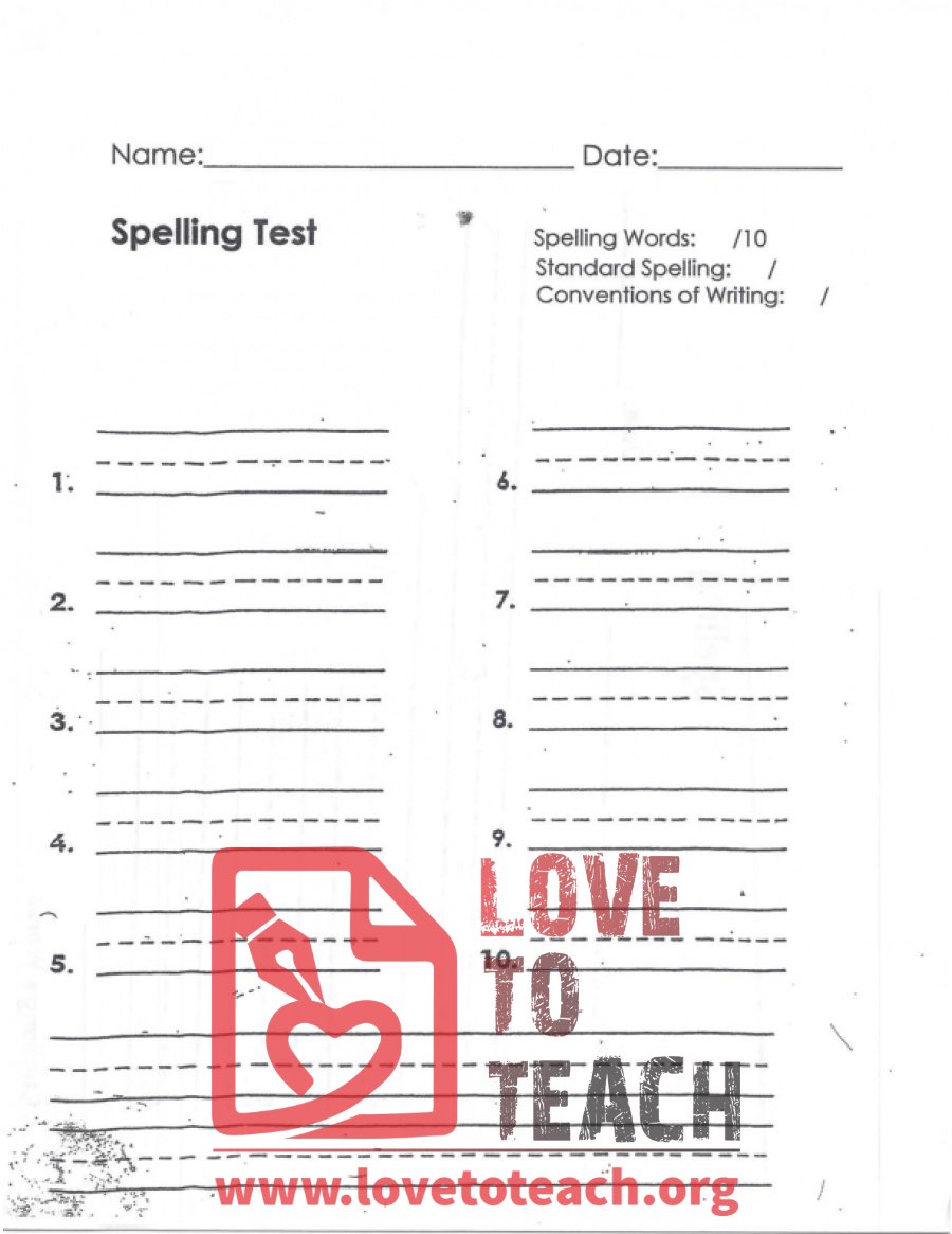 Spelling Test