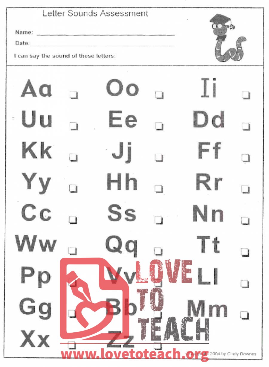 Letter Sounds Assessment