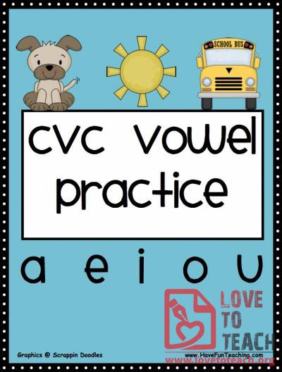 CVC Vowel Practice