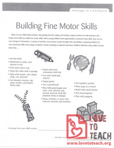 Building Fine Motor Skills