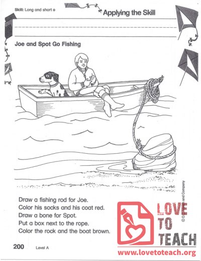 Joe and Spot Go Fishing