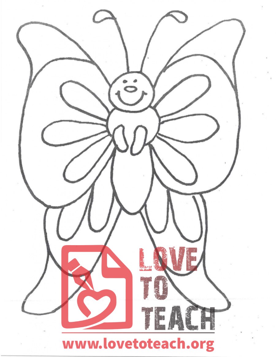 Butterfly Coloring Page