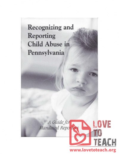 Recognizing and Reporting Child Abuse in Pennsylvania