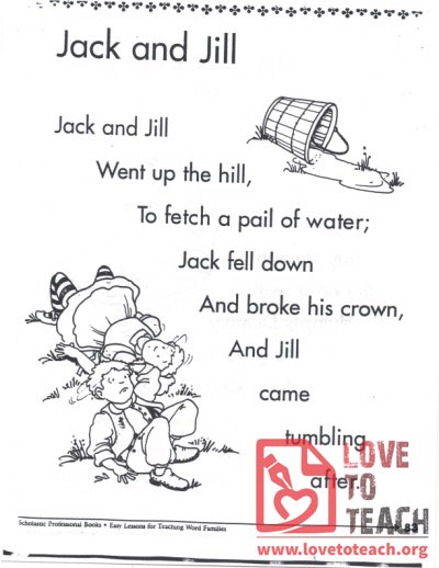 Jack and Jill Poem