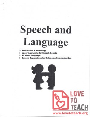 Speech and Language