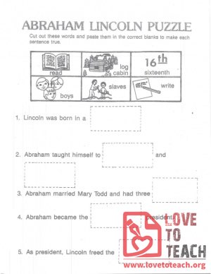 Abraham Lincoln Puzzle