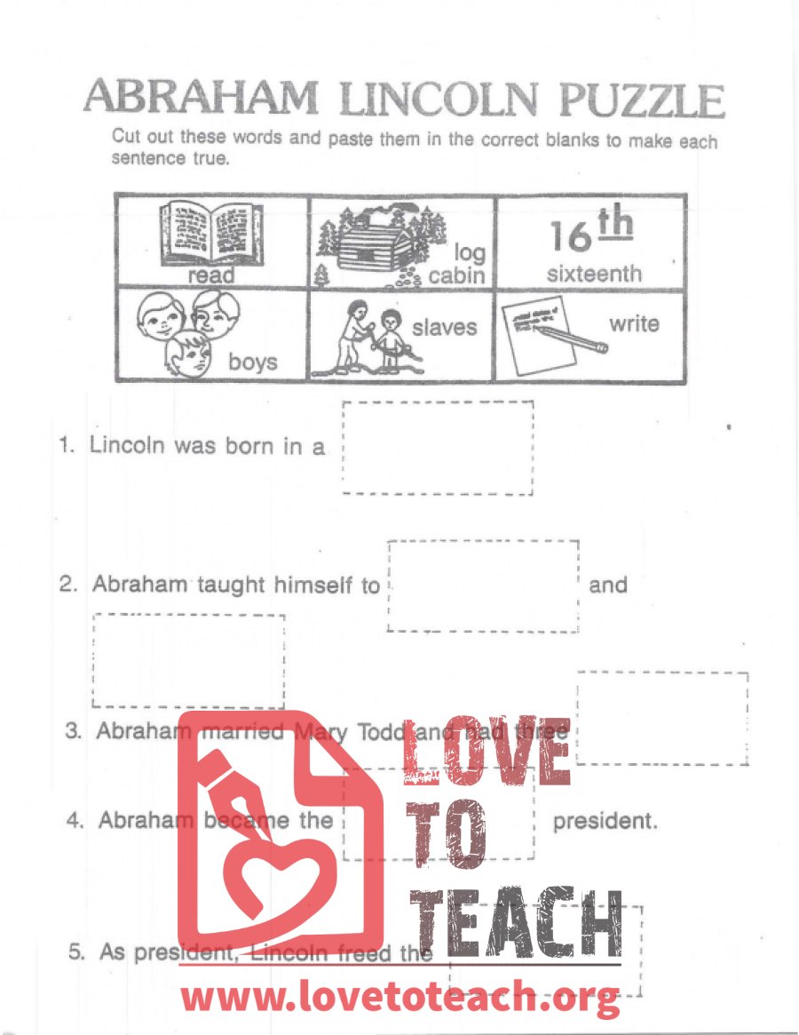 Abraham Lincoln Puzzle