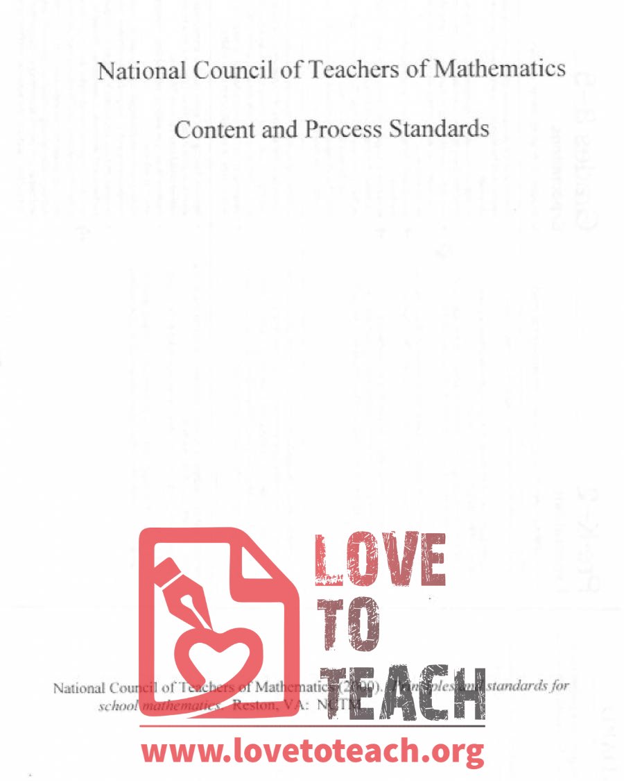 NCTM Content and Process Standards