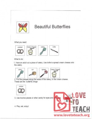 Beautiful Butterflies Recipe