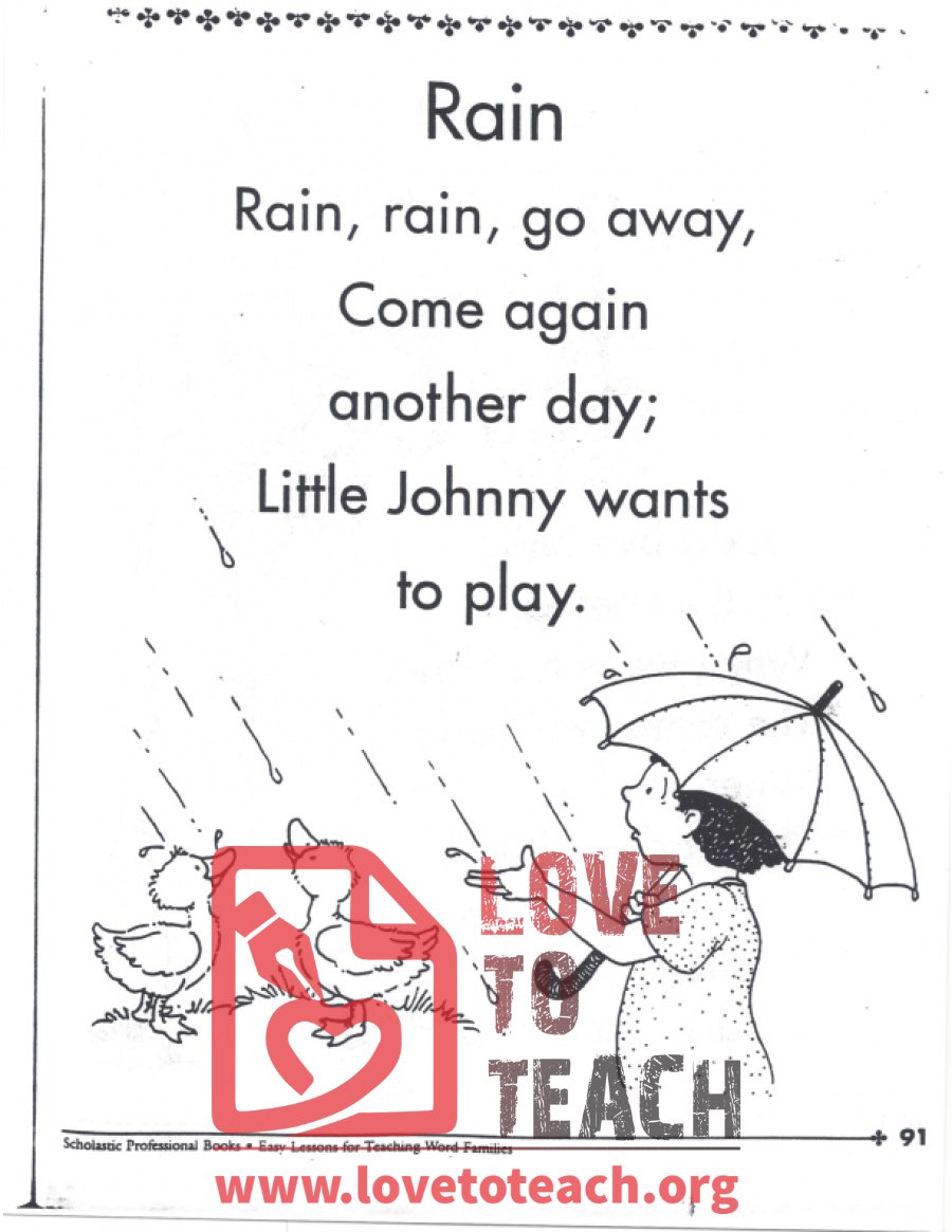 Rain Poem