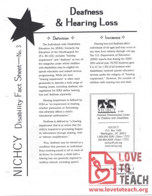 Ability Awareness - Deafness and Hearing Loss