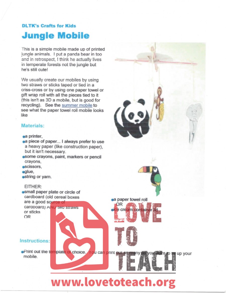 Jungle Mobile and Templates