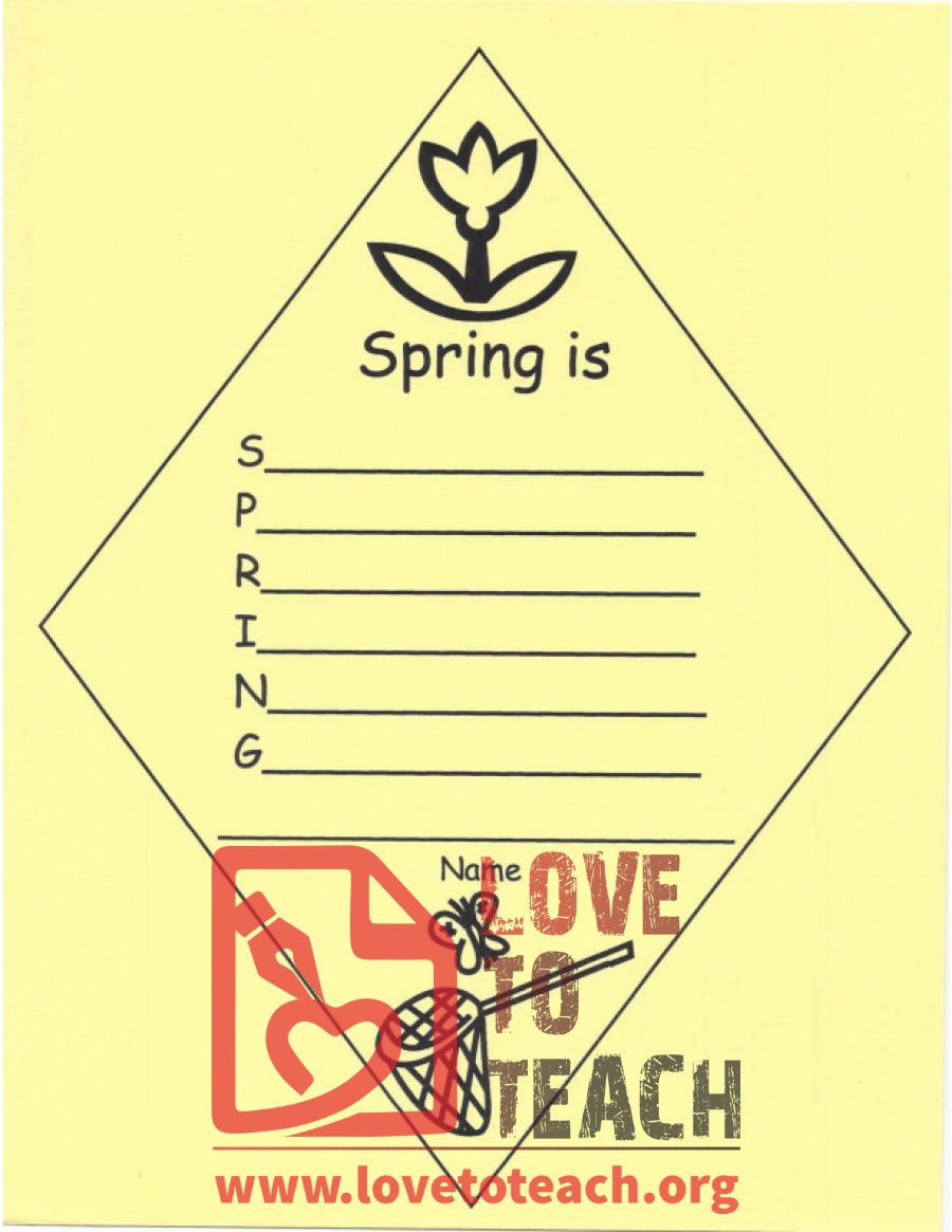 Spring Is - Acrostic Poem
