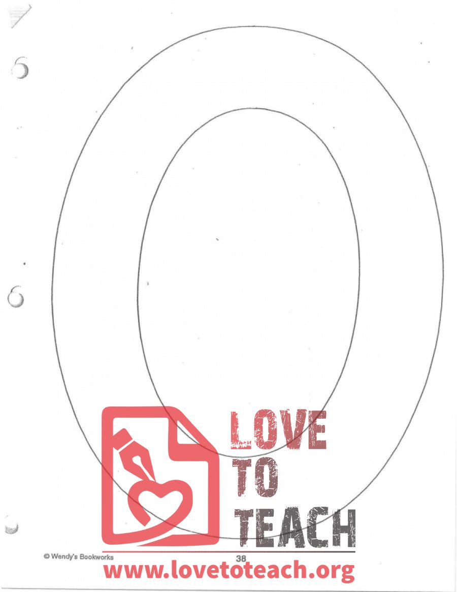 O Coloring Page