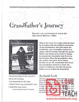 Grandfather&#039;s Journey - Teacher&#039;s Guide