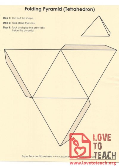 Folding Pyramid (Tetrahedron)