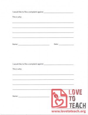 Complaint Form