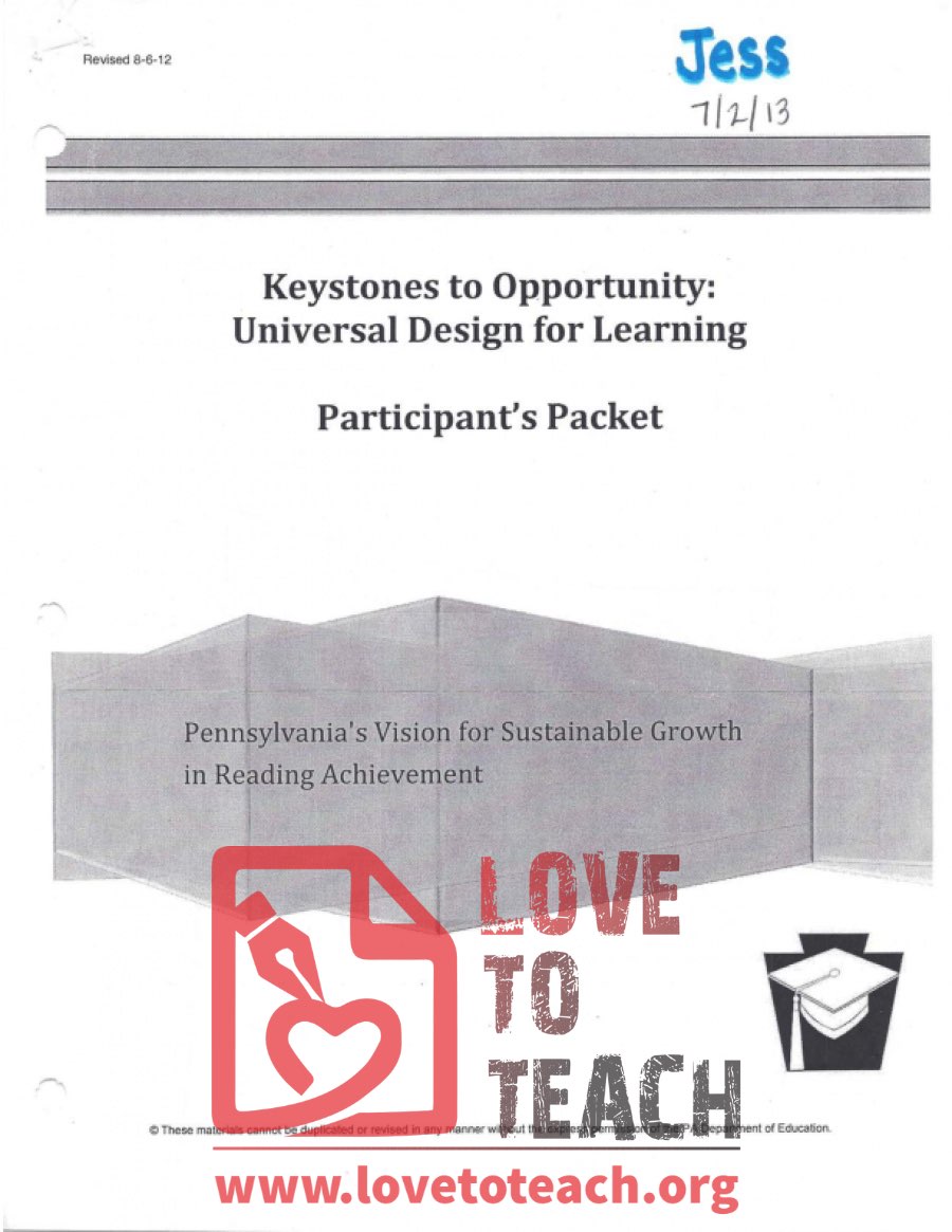 Universal Design for Learning