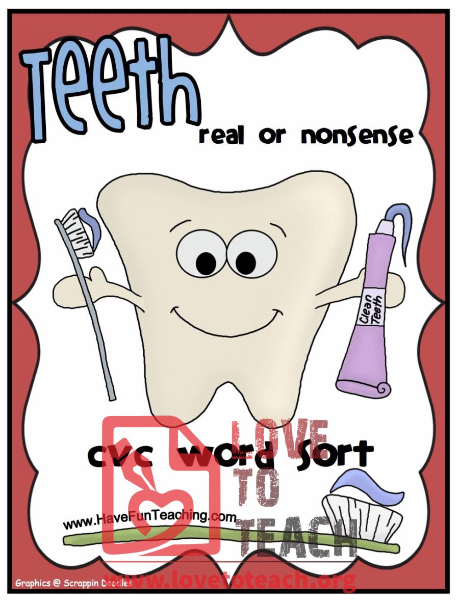 Real or Nonsense: CVC Word Sort