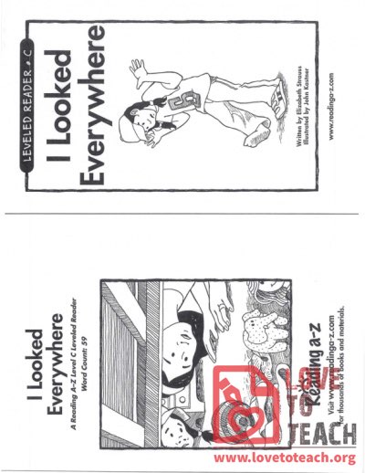 I Looked Everywhere - Leveled Reader - C