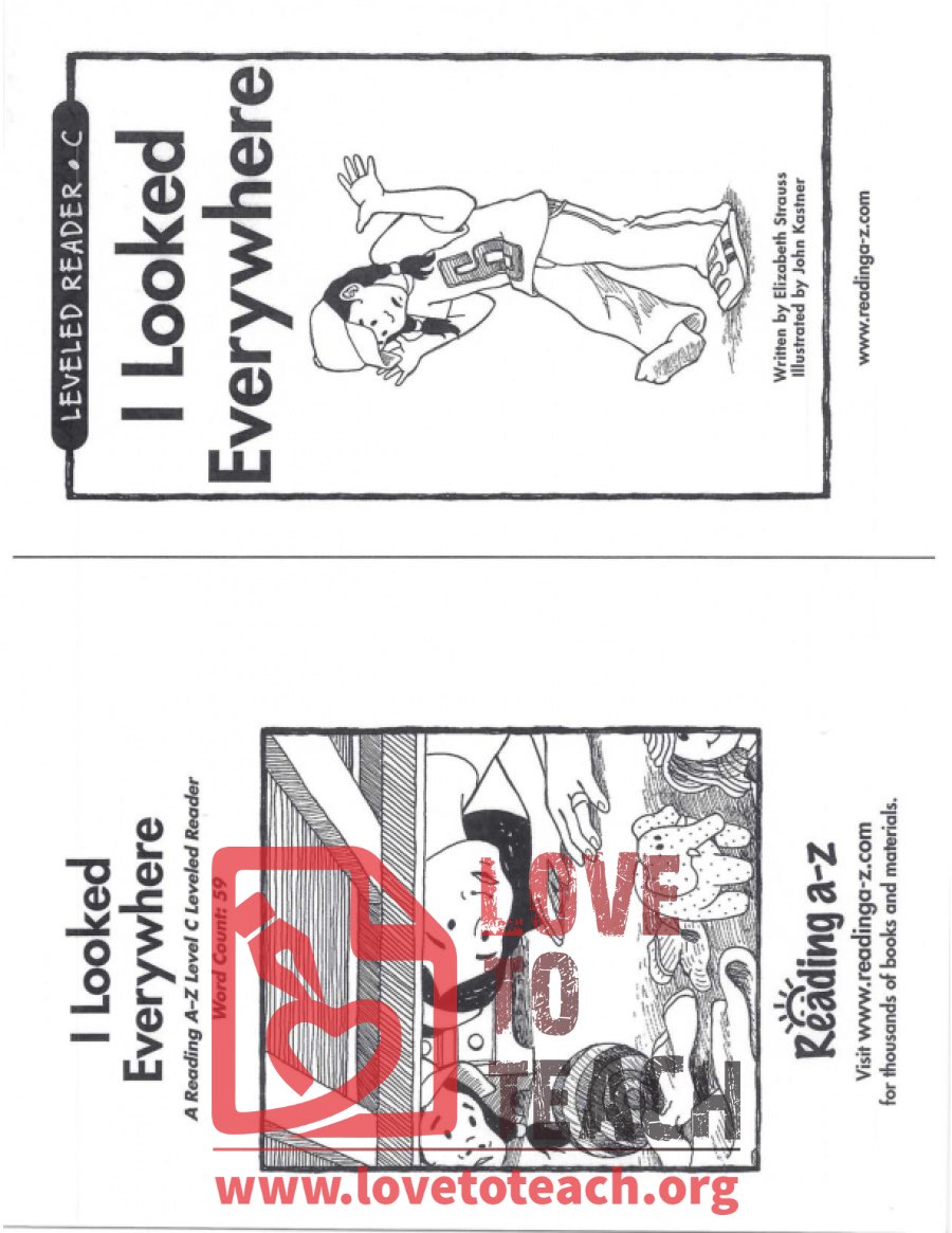I Looked Everywhere - Leveled Reader - C