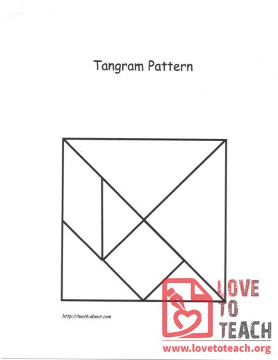 Tangram Square Pattern