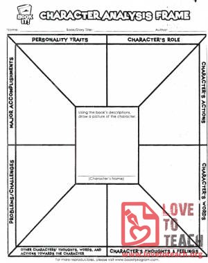 Character Analysis Worksheet
