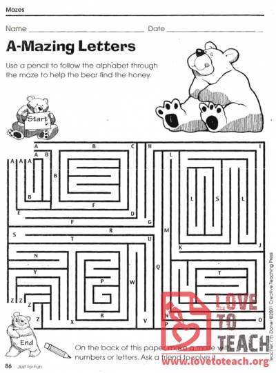 Alphabet Maze