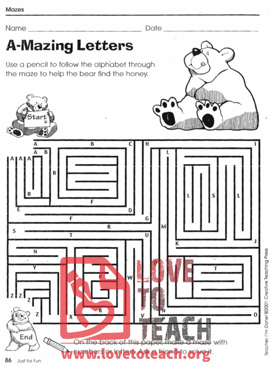 Alphabet Maze