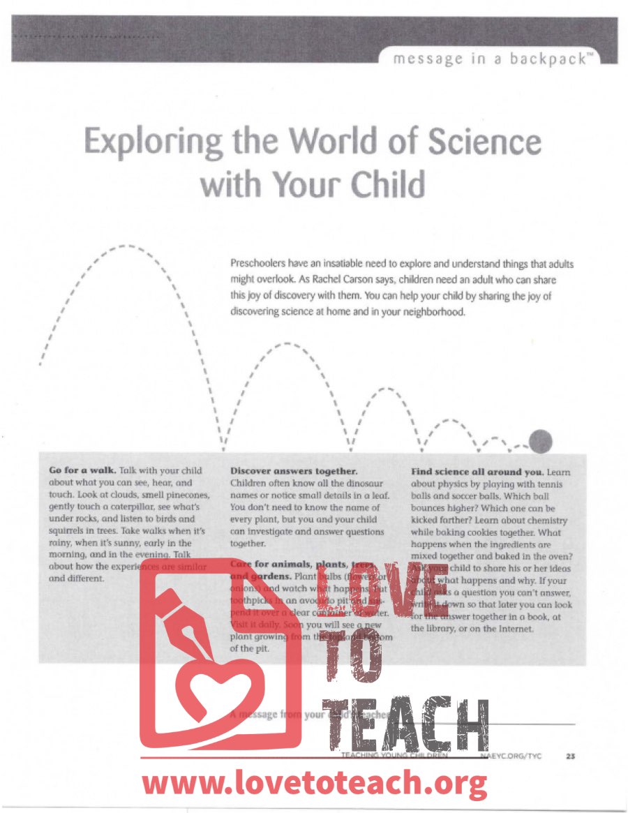 Exploring the World of Science with Your Child